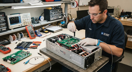Inverter board replacement project at The Pearl, Doha