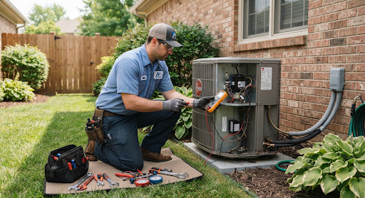 Residential AC maintenance and split unit cleaning